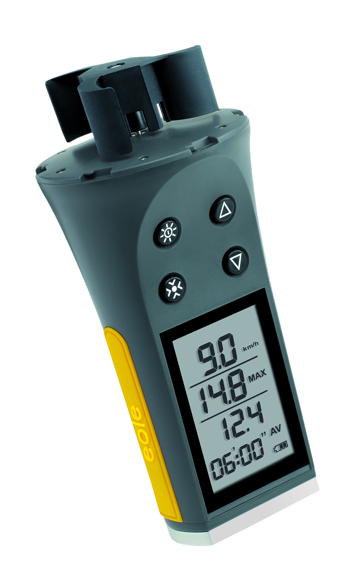 Alta precisione Heayzoki Anemometro Risposta Rapida RM065 Anemometro Digitale Portatile Misuratore di velocità del Vento Strumenti di misurazione del Vento con Display LCD retroilluminato