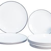 LINEA BLU SET PIATTI GIMEX con CIOTOLA12pz